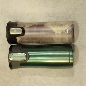 2 Contigo 20 oz insulated togo cups or travel mugs